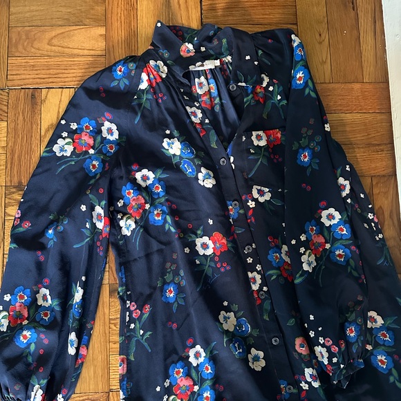 Tory Burch Gabrielle Pansy Dress Size 4 - Picture 5 of 6